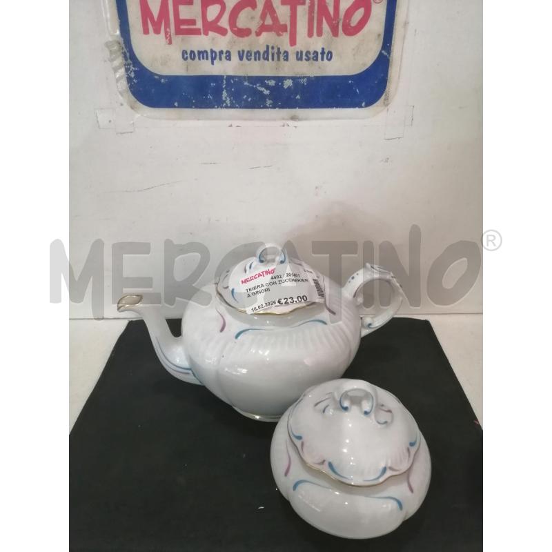 TEIERA CON ZUCCHERIERA GINORI | Mercatino dell'Usato Catania stazione centrale 2