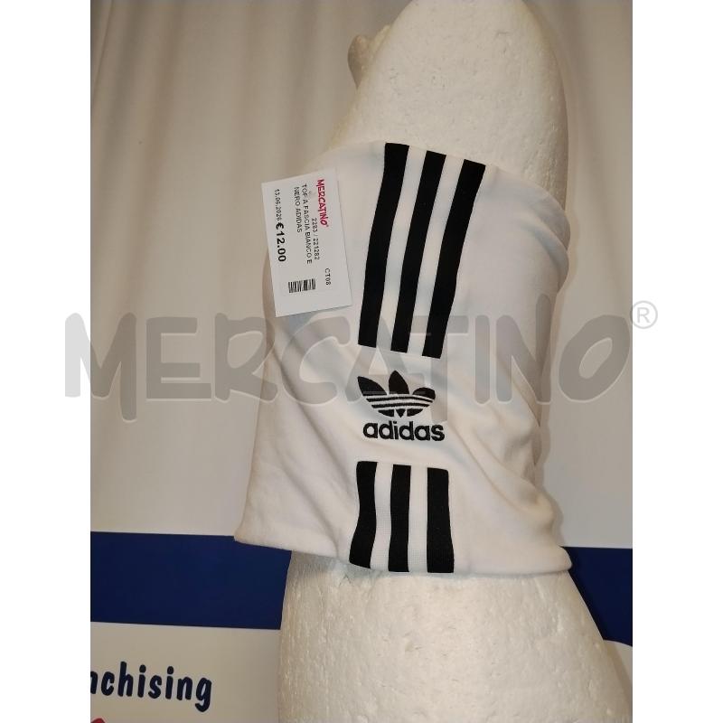 TOP A FASCIA BIANCO E NERO ADIDAS | Mercatino dell'Usato Catania stazione centrale 2