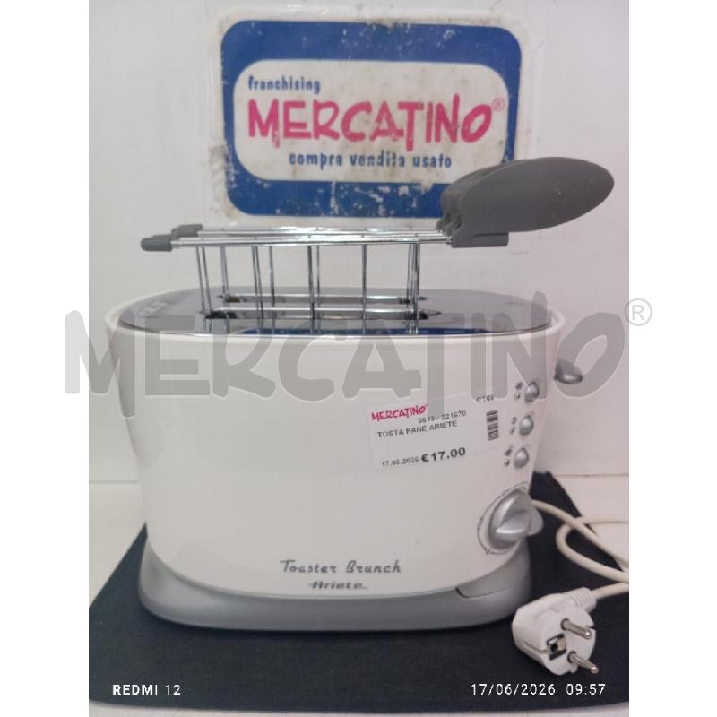 TOSTA PANE ARIETE | Mercatino dell'Usato Catania stazione centrale 2