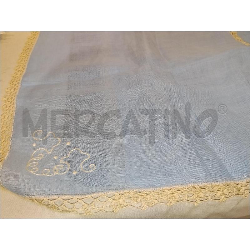 TOVAGLIOLI PZ. RICAMATI BATISTA AZZURRO | Mercatino dell'Usato Catania stazione centrale 2