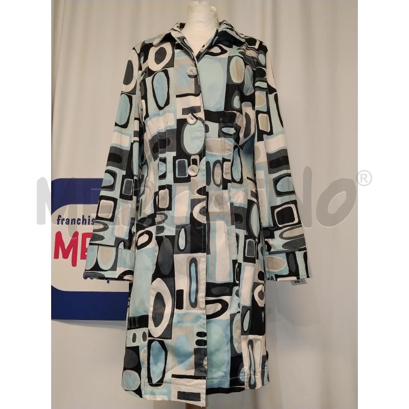 TRENCH DONNA TOP SECRETA FANTASIA BLU E AZZURRO | Mercatino dell'Usato Catania stazione centrale 1