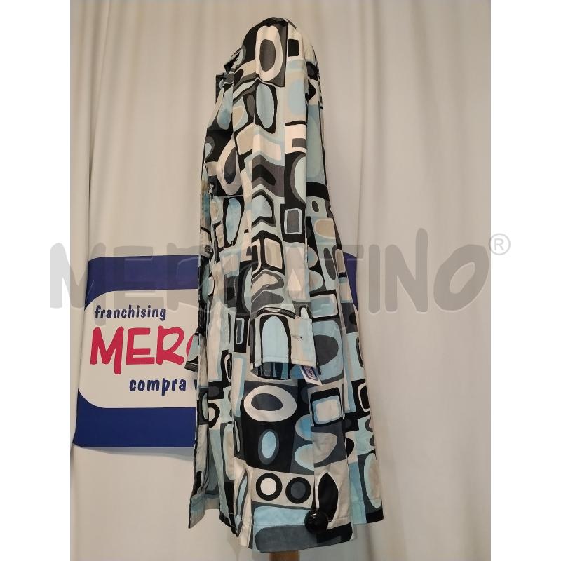TRENCH DONNA TOP SECRETA FANTASIA BLU E AZZURRO | Mercatino dell'Usato Catania stazione centrale 2
