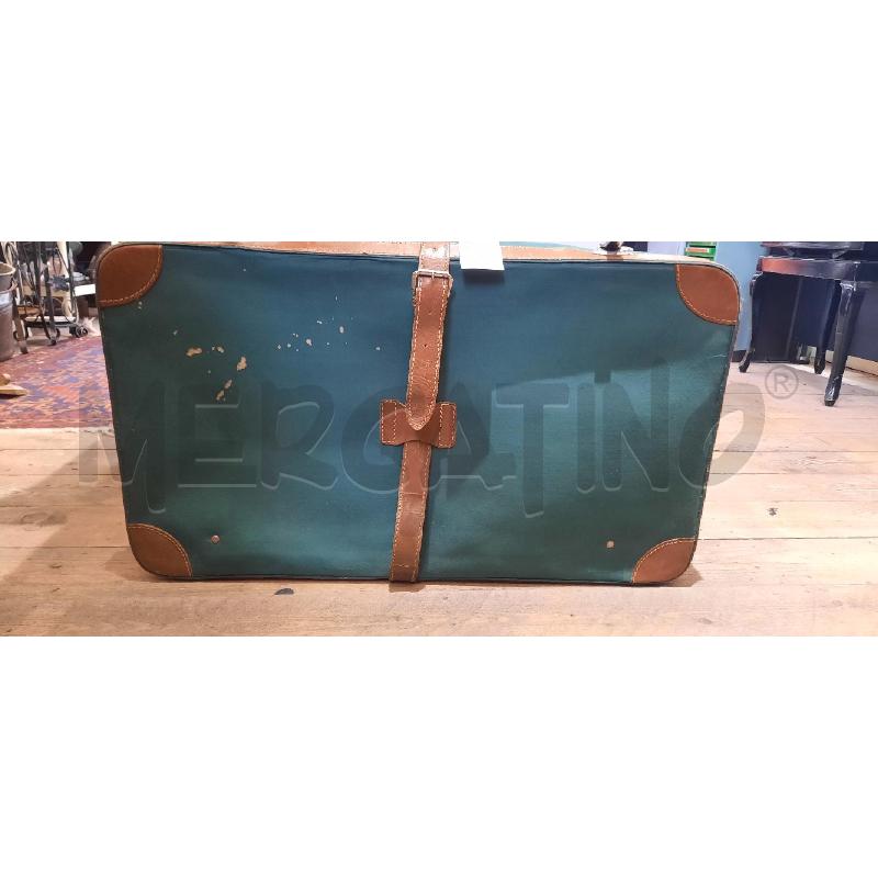 VALIGIA VINTAGE VERDE | Mercatino dell'Usato Catania stazione centrale 1