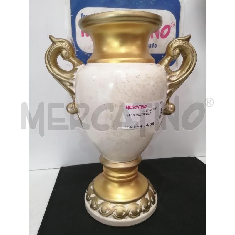 VASO DECOPAGE | Mercatino dell'Usato Catania stazione centrale 5