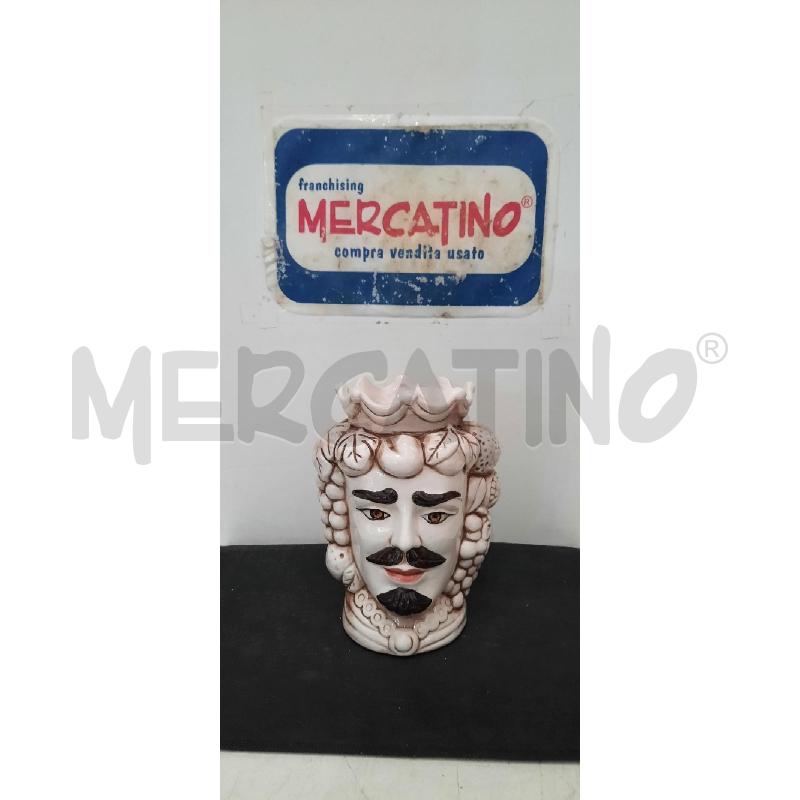 VASO IN TERRACOTTA TESTA DI MORO | Mercatino dell'Usato Catania stazione centrale 1