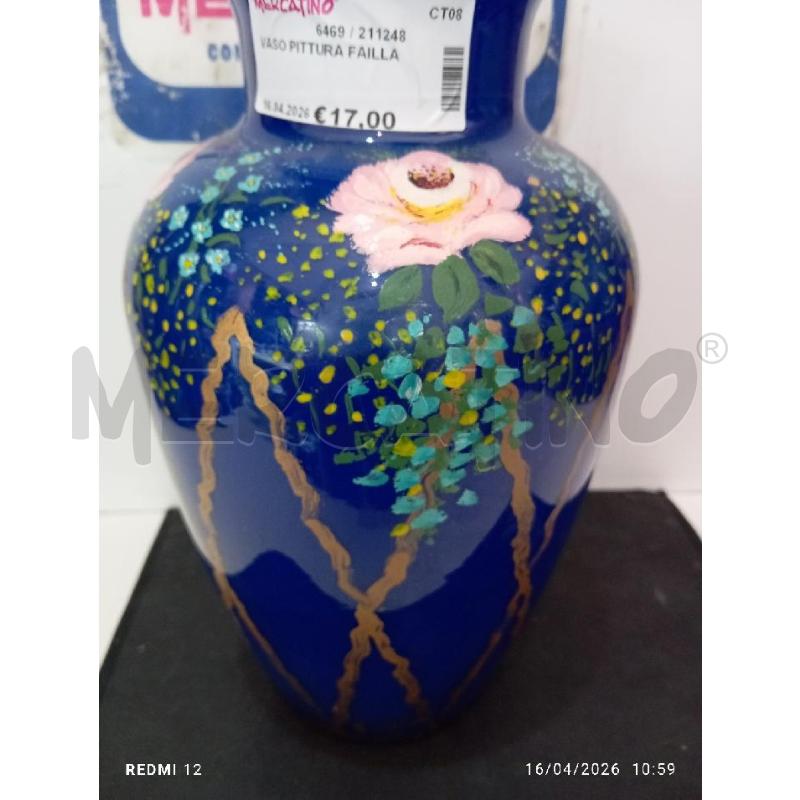 VASO PITTURA FAILLA | Mercatino dell'Usato Catania stazione centrale 2