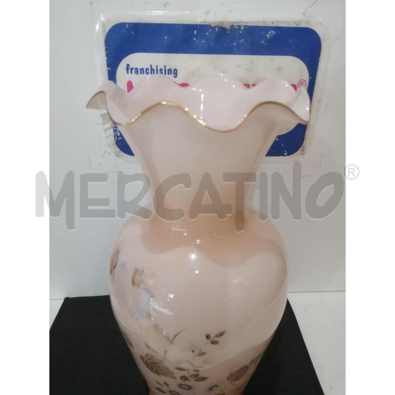 VASO ROSA VETRO | Mercatino dell'Usato Catania stazione centrale 3