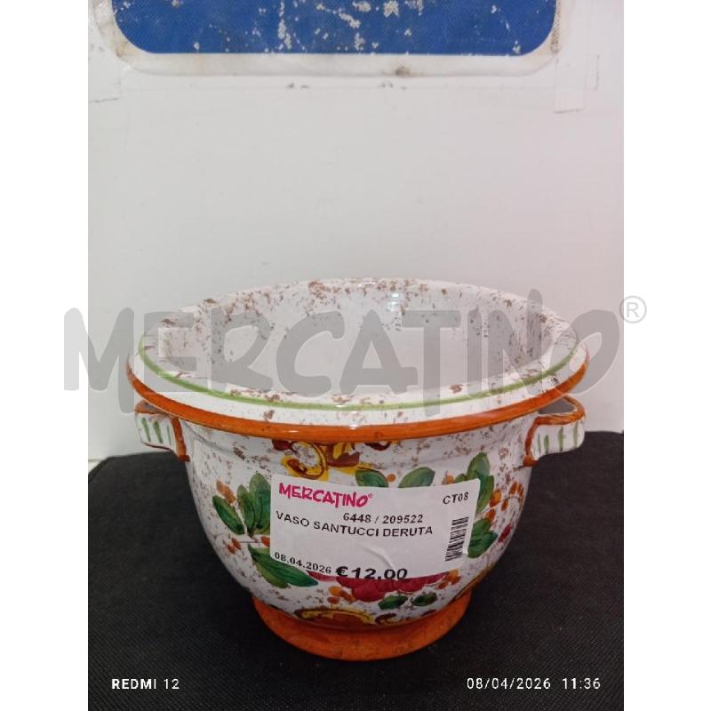 VASO SANTUCCI DERUTA | Mercatino dell'Usato Catania stazione centrale 1