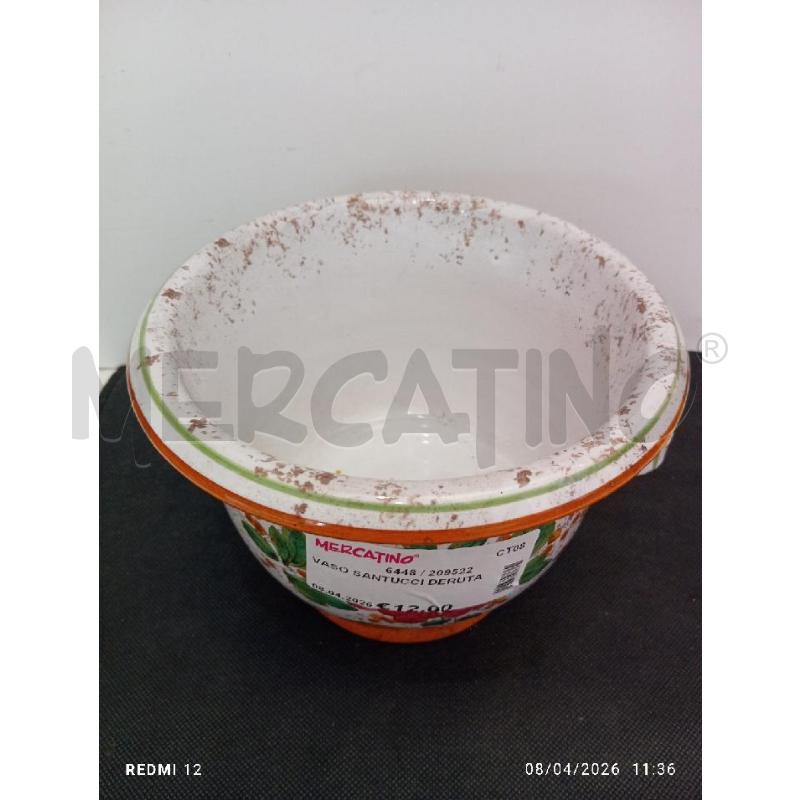 VASO SANTUCCI DERUTA | Mercatino dell'Usato Catania stazione centrale 2