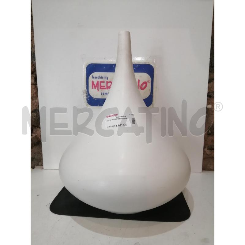 VASO SCHERZER BIANCO | Mercatino dell'Usato Catania stazione centrale 1
