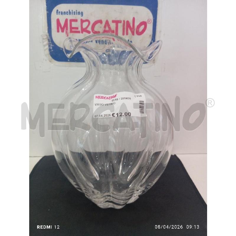 VASO VETRO | Mercatino dell'Usato Catania stazione centrale 1