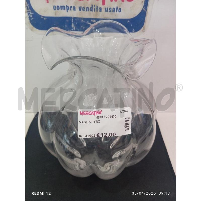 VASO VETRO | Mercatino dell'Usato Catania stazione centrale 2