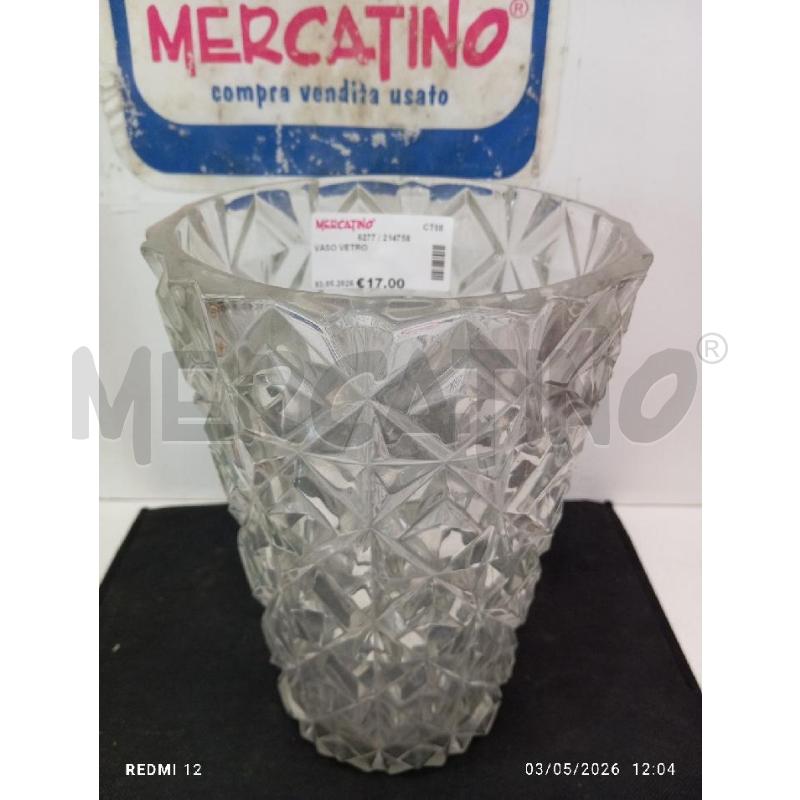 VASO VETRO | Mercatino dell'Usato Catania stazione centrale 3