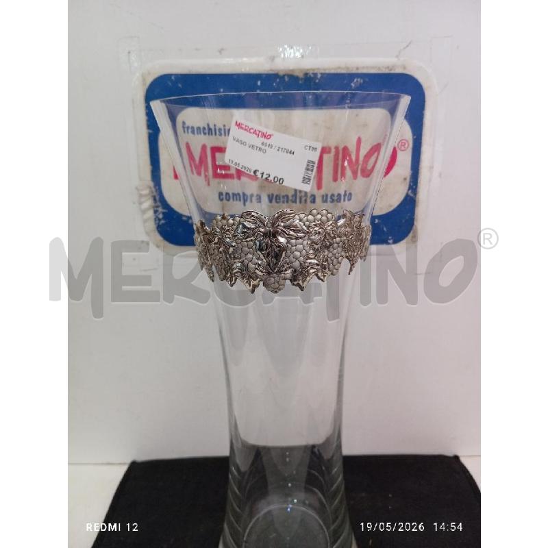 VASO VETRO | Mercatino dell'Usato Catania stazione centrale 2