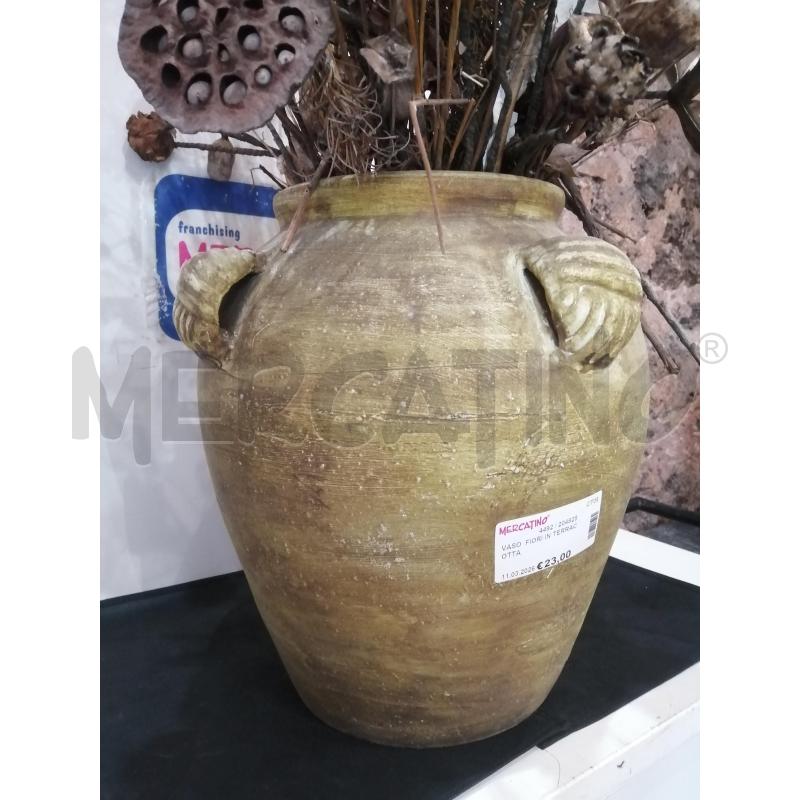 VASO  FIORI IN TERRACOTTA  | Mercatino dell'Usato Catania stazione centrale 2