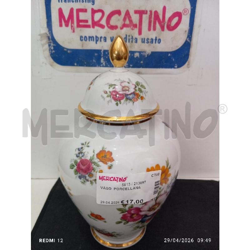 VASO  PORCELLANA | Mercatino dell'Usato Catania stazione centrale 2