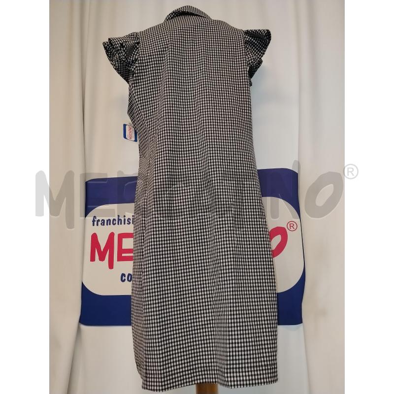VESTITO DONNA AKE BLU E BIANCO A QUADRI  | Mercatino dell'Usato Catania stazione centrale 3
