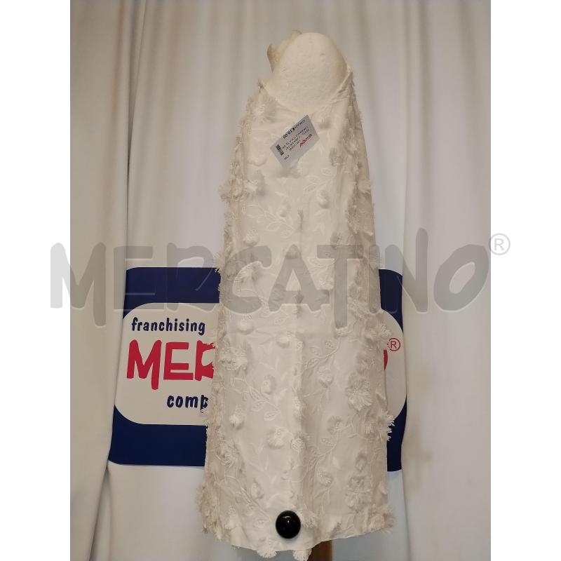 VESTITO DONNA ANN TAYLOR BIANCO CON APPLICAZIONI A FANTASIA | Mercatino dell'Usato Catania stazione centrale 2