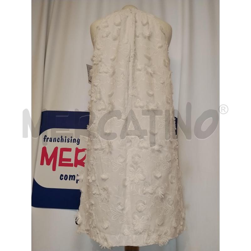 VESTITO DONNA ANN TAYLOR BIANCO CON APPLICAZIONI A FANTASIA | Mercatino dell'Usato Catania stazione centrale 3