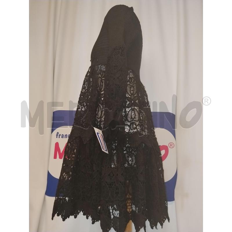 VESTITO DONNA ANTICA SARTORIA NERO TRAFORATO | Mercatino dell'Usato Catania stazione centrale 2