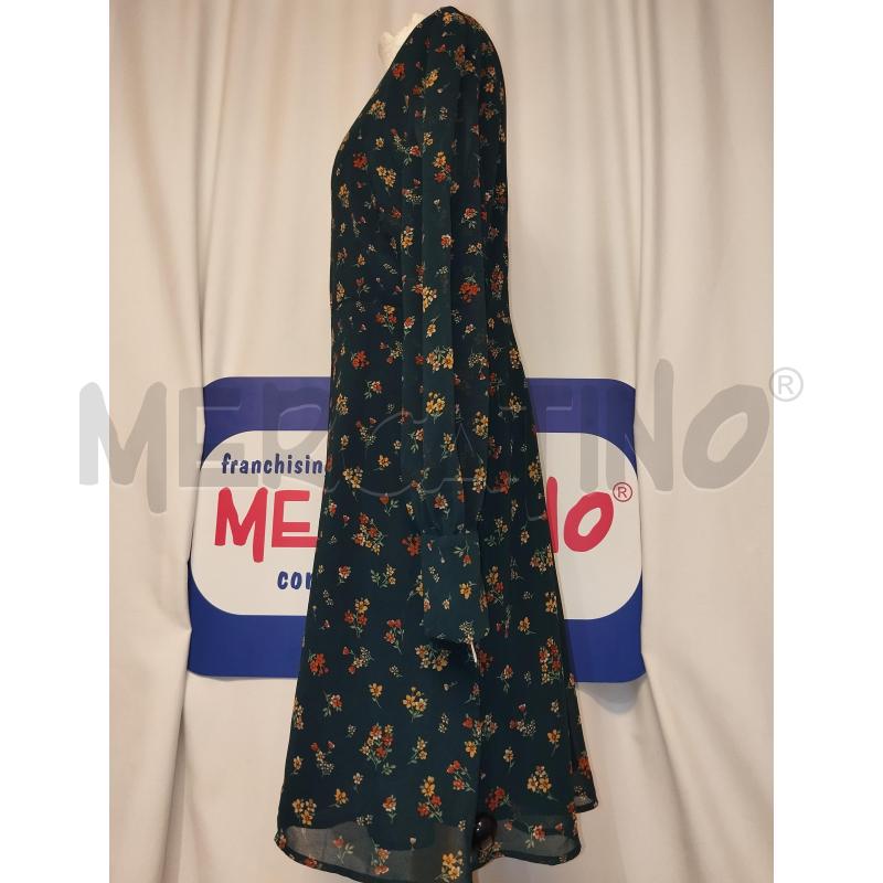 VESTITO DONNA APRICOT VERDE A FIORI  | Mercatino dell'Usato Catania stazione centrale 2
