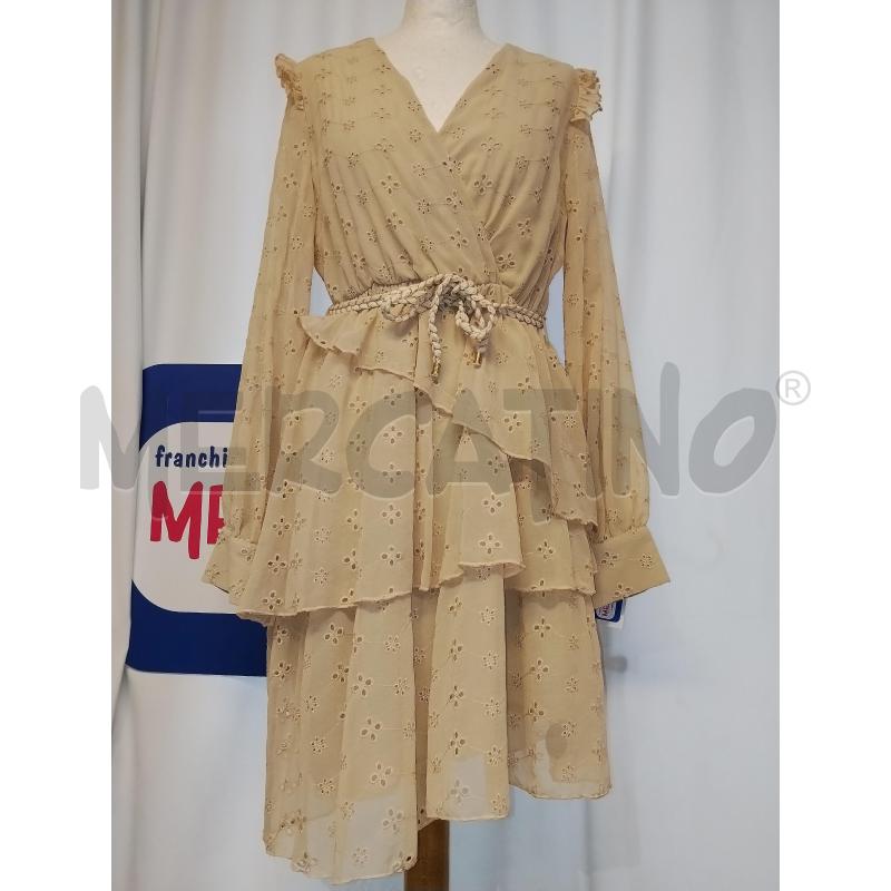 VESTITO DONNA ATOS LAMBARDINI BEIGE | Mercatino dell'Usato Catania stazione centrale 1