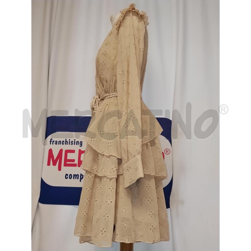 VESTITO DONNA ATOS LAMBARDINI BEIGE | Mercatino dell'Usato Catania stazione centrale 2