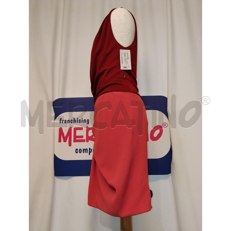VESTITO DONNA ATOS LOMBARDINI  BORDEAUX  | Mercatino dell'Usato Catania stazione centrale 2