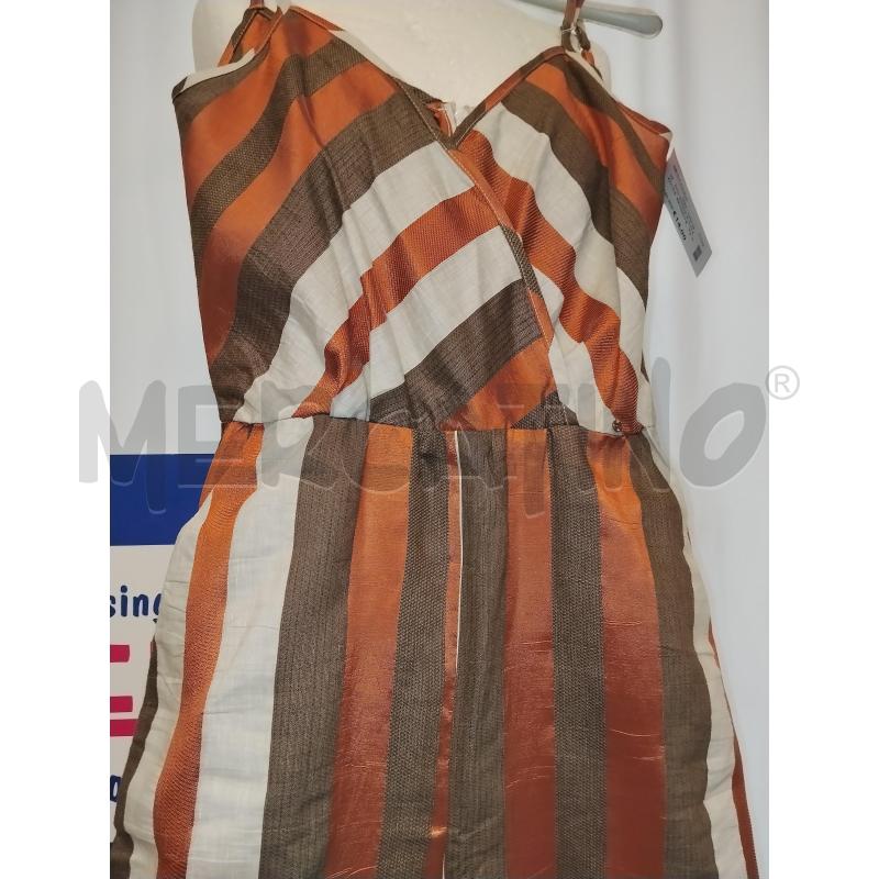 VESTITO DONNA A TUTA KOCCA  BRONZO E BEIGE  | Mercatino dell'Usato Catania stazione centrale 2