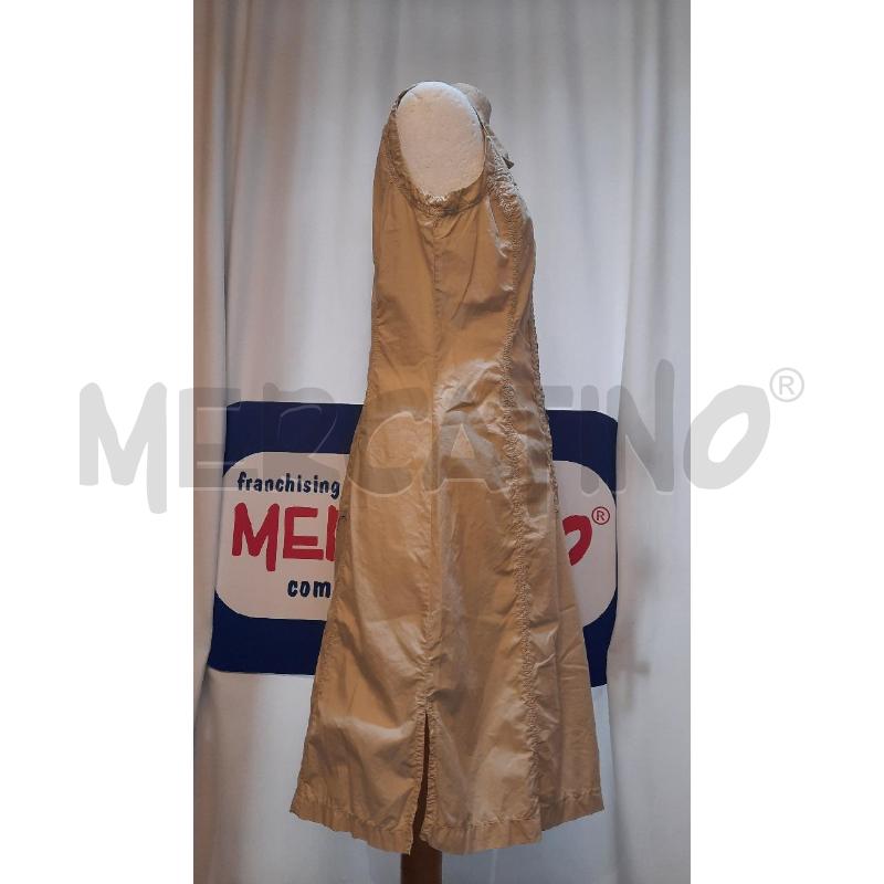 VESTITO DONNA BEIGE STEFANEL SMANICATO  | Mercatino dell'Usato Catania stazione centrale 2