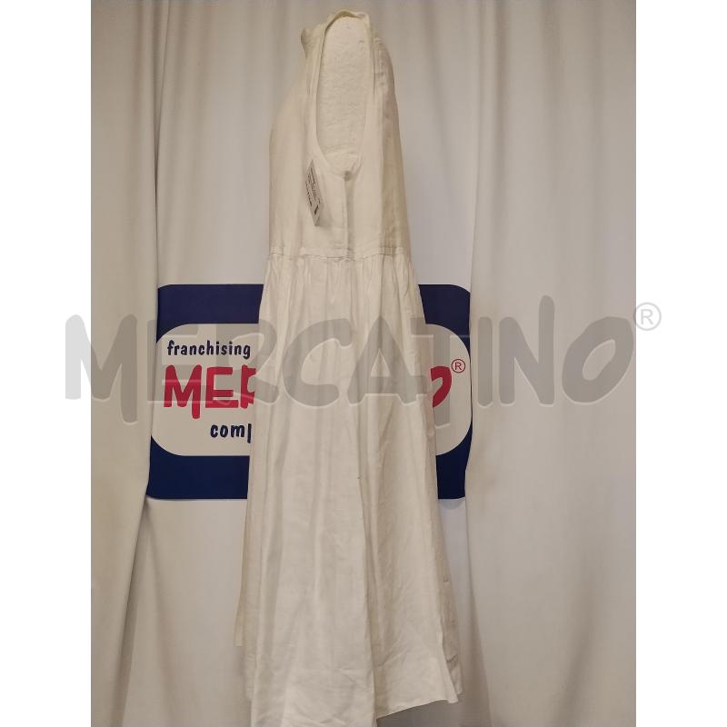 VESTITO DONNA BIANCO IN LINO  | Mercatino dell'Usato Catania stazione centrale 2