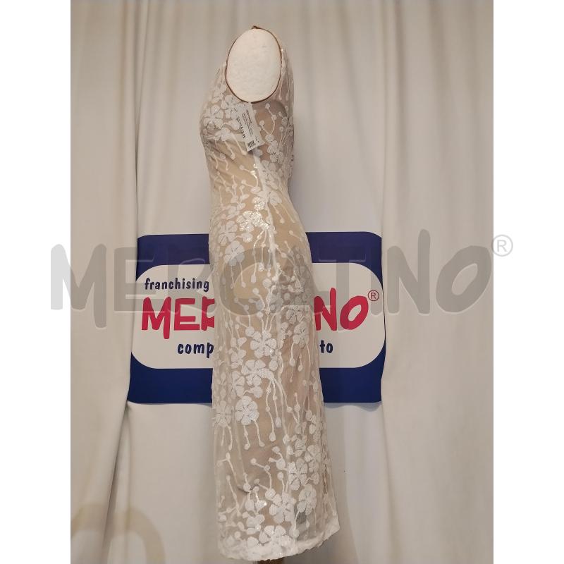 VESTITO DONNA BIANCO PAILLETTS  | Mercatino dell'Usato Catania stazione centrale 2