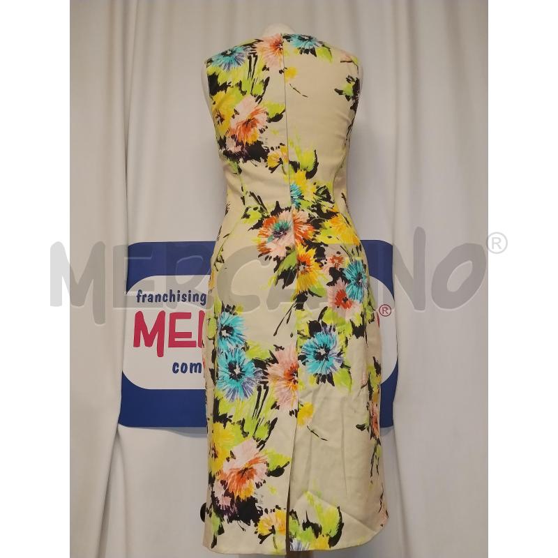 VESTITO DONNA BLUMARINE BEIGE A FANTASIA | Mercatino dell'Usato Catania stazione centrale 3
