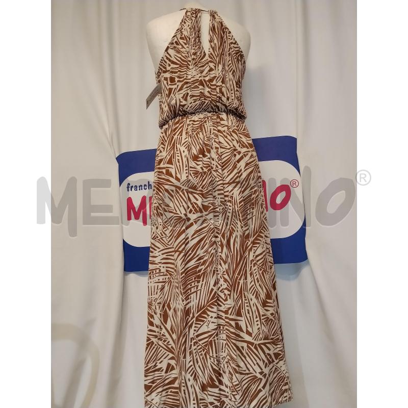 VESTITO DONNA BLU SAND A FANTASIA MARRONE E BEIGE | Mercatino dell'Usato Catania stazione centrale 3