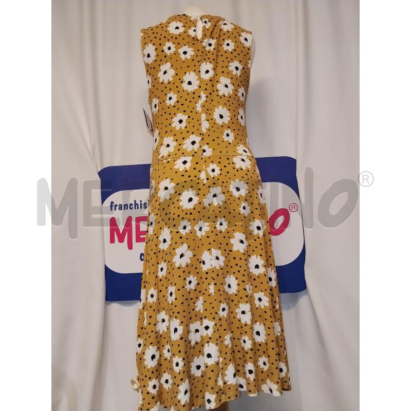 VESTITO DONNA BNEW SENAPE E BEIGE A FATASIA | Mercatino dell'Usato Catania stazione centrale 3