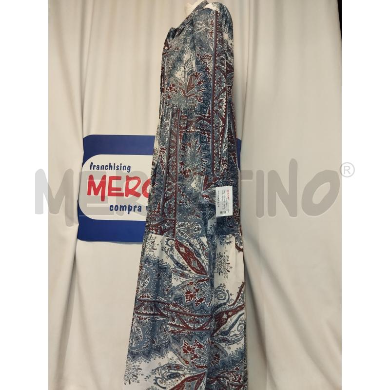 VESTITO DONNA CAMOMILLA AZZURRO A FANTASIA  | Mercatino dell'Usato Catania stazione centrale 2