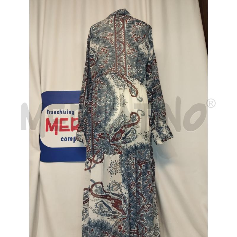 VESTITO DONNA CAMOMILLA AZZURRO A FANTASIA  | Mercatino dell'Usato Catania stazione centrale 3