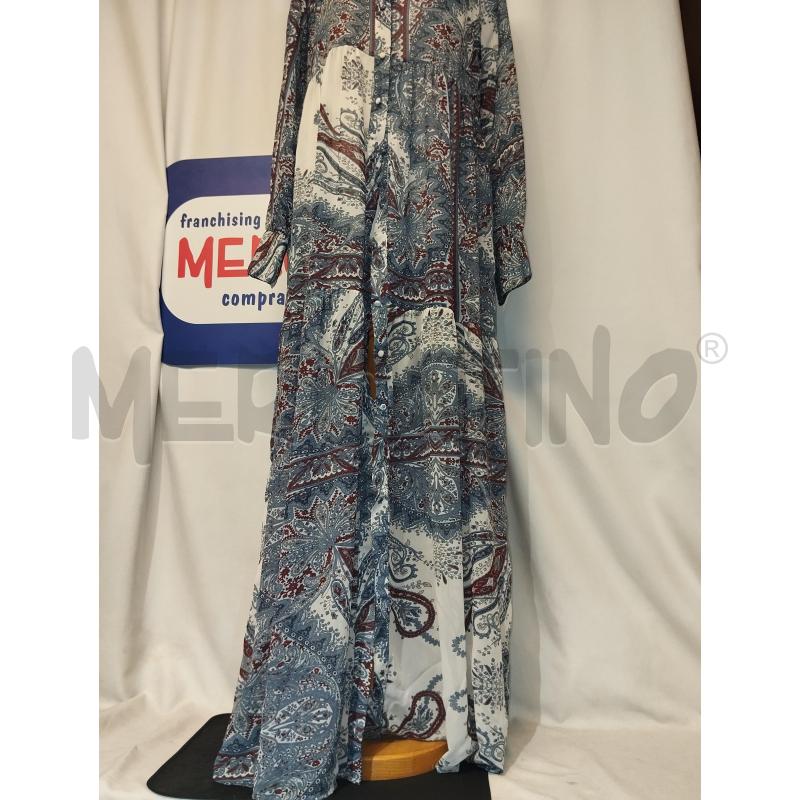 VESTITO DONNA CAMOMILLA AZZURRO A FANTASIA  | Mercatino dell'Usato Catania stazione centrale 4