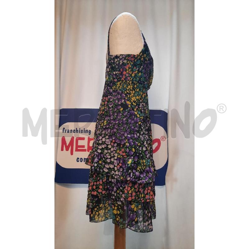 VESTITO DONNA CANNELLA NERO A FIORI | Mercatino dell'Usato Catania stazione centrale 2