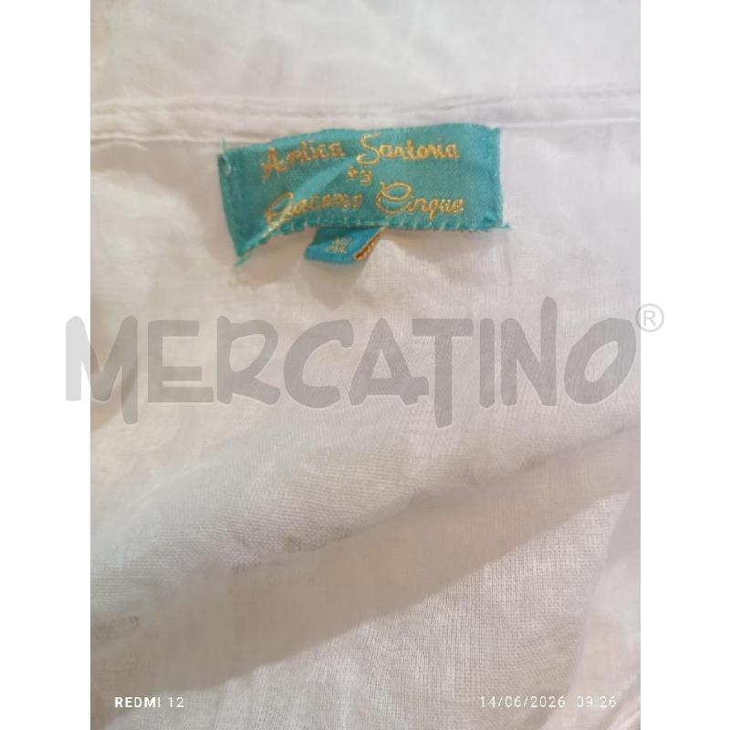 VESTITO DONNA COPRICOSTUME ANTICA SARTORIA BIANCA | Mercatino dell'Usato Catania stazione centrale 5