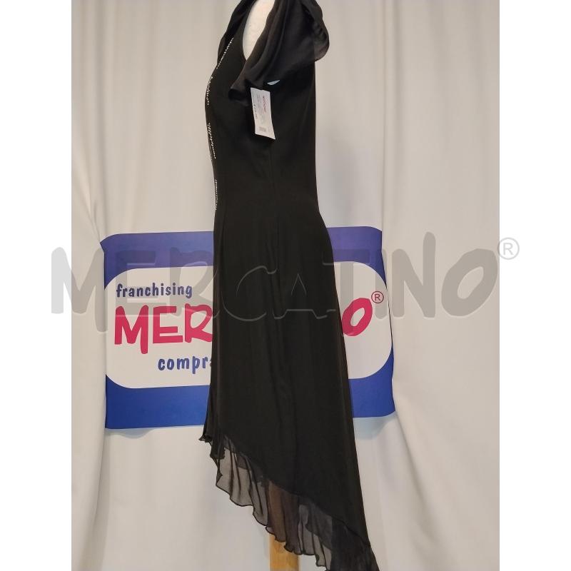 VESTITO DONNA CRISTINA EFFE NERO CON STOLA  | Mercatino dell'Usato Catania stazione centrale 2