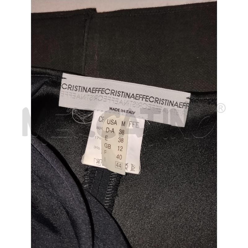 VESTITO DONNA CRISTINA EFFE NERO CON STOLA  | Mercatino dell'Usato Catania stazione centrale 5