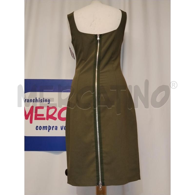 VESTITO DONNA DENNY ROSE VERDE CON CERNIERA DIETRO | Mercatino dell'Usato Catania stazione centrale 3
