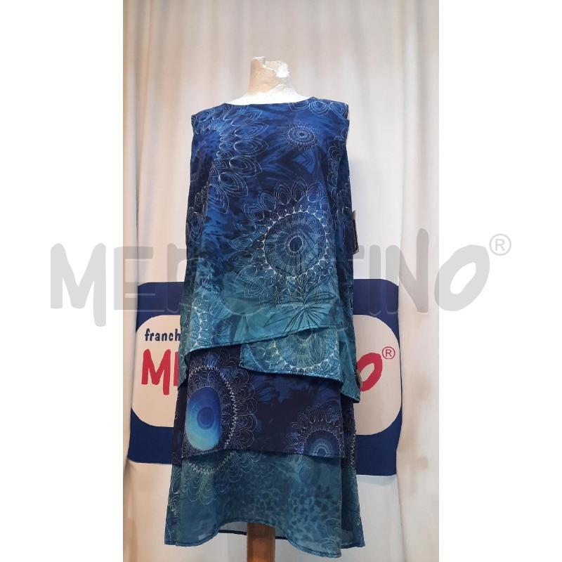 VESTITO DONNA DESIGUAL BLU  | Mercatino dell'Usato Catania stazione centrale 1