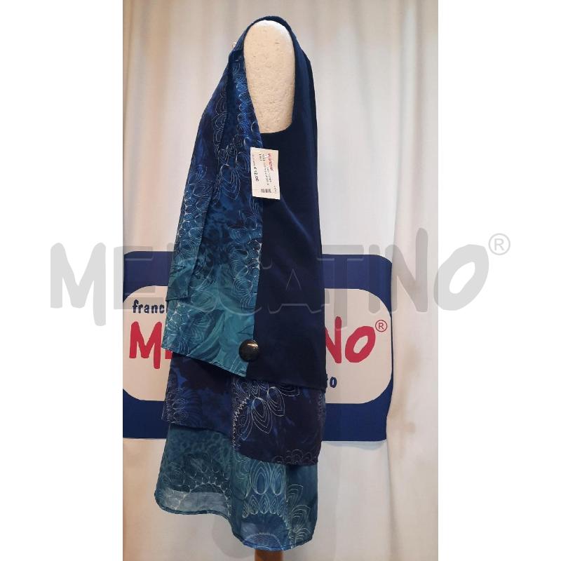 VESTITO DONNA DESIGUAL BLU  | Mercatino dell'Usato Catania stazione centrale 2