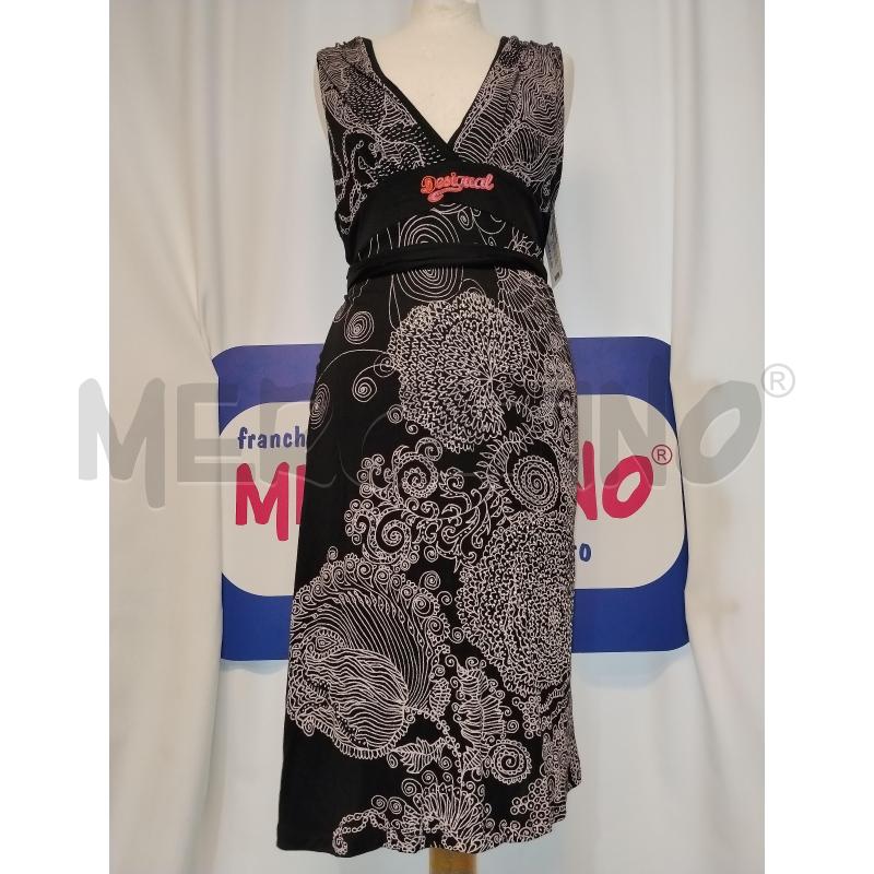 VESTITO DONNA DESIGUAL NERO A FANTASIA | Mercatino dell'Usato Catania stazione centrale 1
