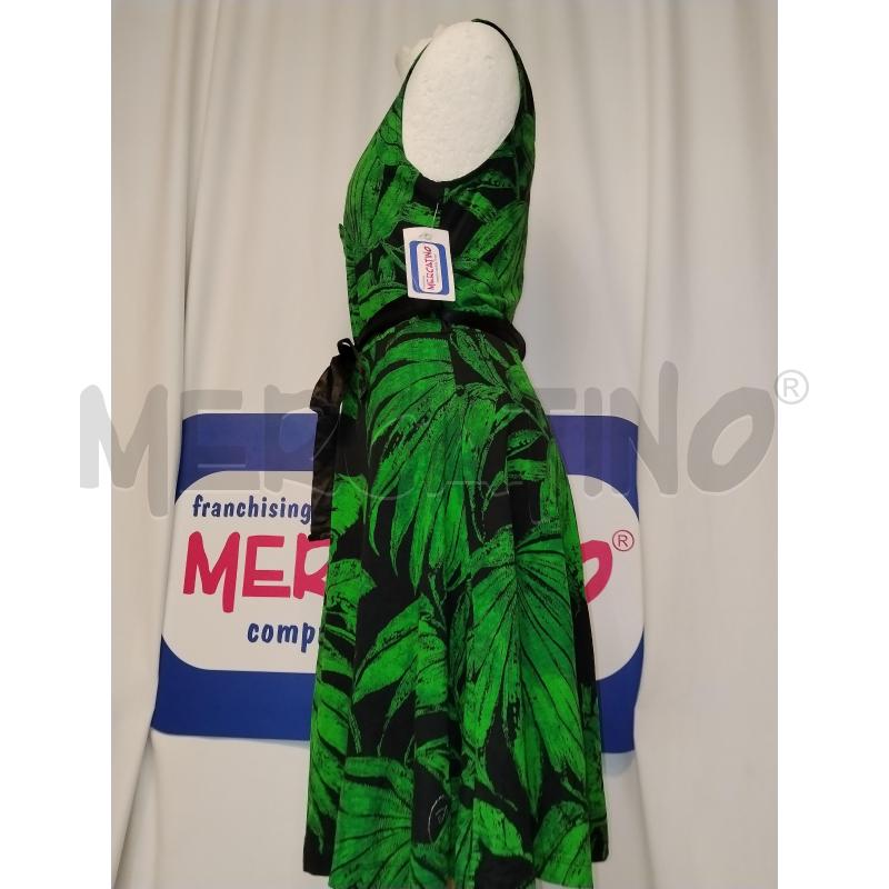 VESTITO DONNA DESIGUAL VERDE A FANTASIA | Mercatino dell'Usato Catania stazione centrale 2