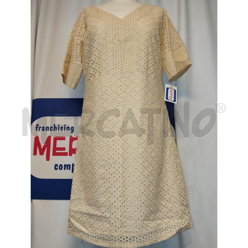 VESTITO DONNA DIANA GALLESI  BEIGE TRAFORATO  | Mercatino dell'Usato Catania stazione centrale 1
