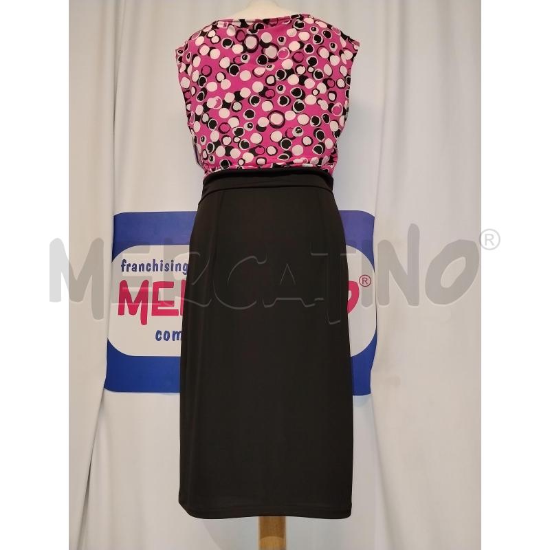 VESTITO DONNA EMMA MARELLA NERO E FUCSIA  | Mercatino dell'Usato Catania stazione centrale 3