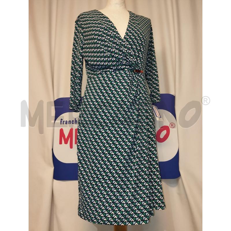 VESTITO DONNA ESPRIT VERDE A FANTASIA  | Mercatino dell'Usato Catania stazione centrale 1